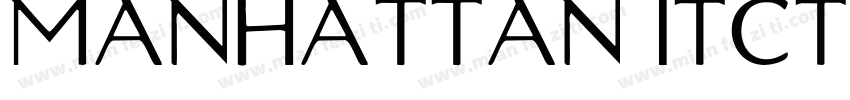 Manhattan ITCTT字体转换